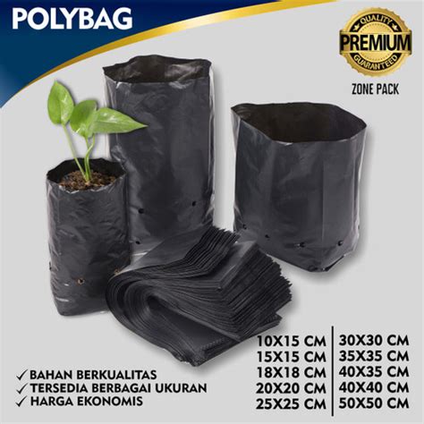 Jual Plastik Polybag Tanaman Tebal Polibag Ukuran Kecil Sedang Besar