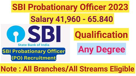 SBI PO Recruitment 2023 Notification Out For 2000 Probationary Officers