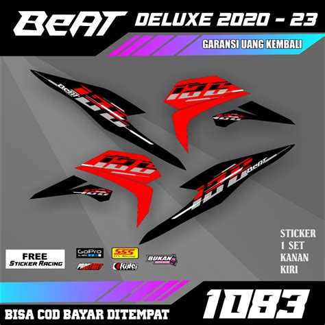 Striping Sticker Beat Deluxe Design Motif Vietnam