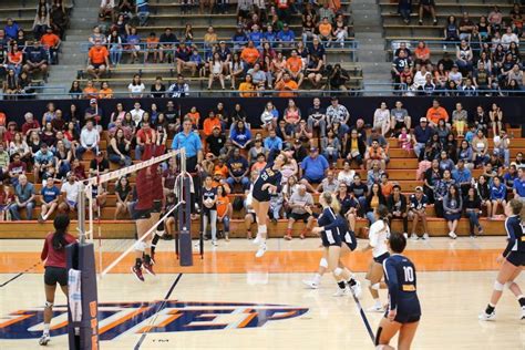 The UTEP volleyball team (2-7) dropped a match to NM State (8-2) in ...