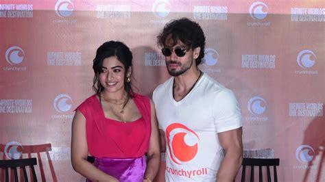 Rashmika Mandanna And Tiger Shroff The Brand Ambassador For Crunchyroll