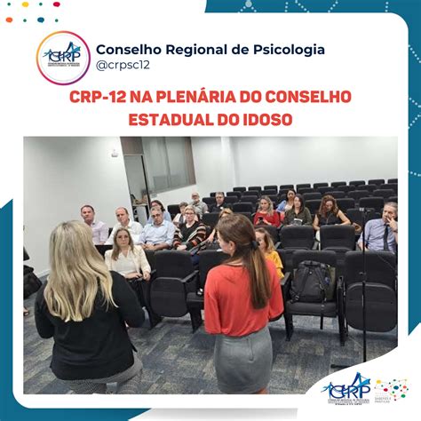 Conselho Regional de Psicologia CRP 12 participa da Plenária do