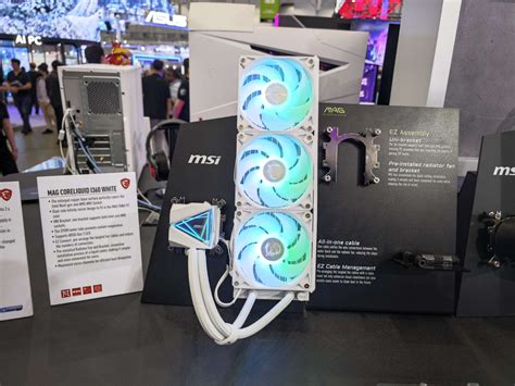 MSI Computex 展出全新主機板水冷電源器 前瞻性 EZ DIY 簡化 PC 組裝體驗 電腦領域 HKEPC Hardware