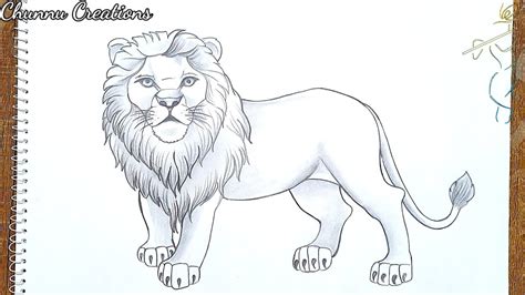 How To Draw Lion Easy Step By Step Lion Drawing Youtube