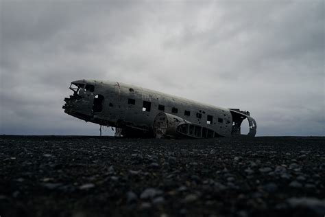 black sand beach iceland 4k HD Wallpaper