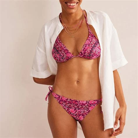 Pink Bead Embellished Bikini Bottom Brandalley