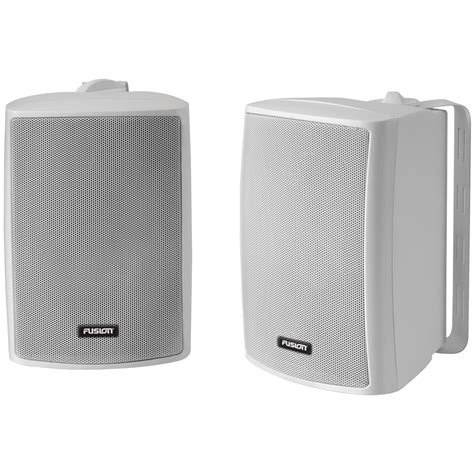 Fusion 4 Compact Marine Box Speaker Pair White