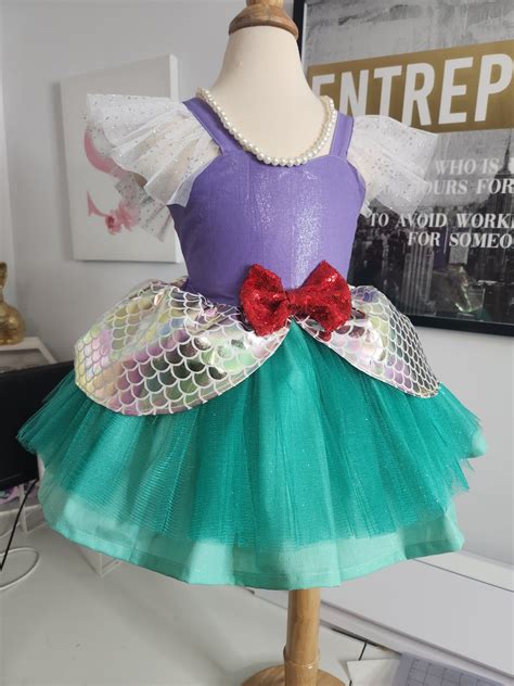 Mermaid Dress Little Mermaid Inspired Dress Mermaid Birthday - Etsy