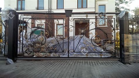 Откатные ворота под ключ купить в Москве