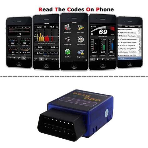 Mini Esc Ner De Diagn Stico Automotriz Eml Obd V Adaptador