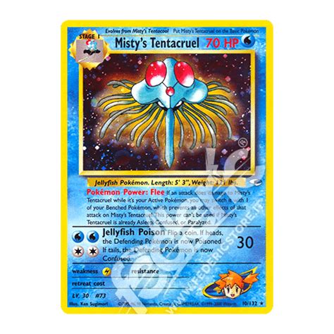 010 132 Mistys Tentacruel Holo Unlimited ENG MINT Federicstore