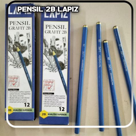 Jual Pensil B Lapiz Grafit Grafite Pinsil B Shopee Indonesia