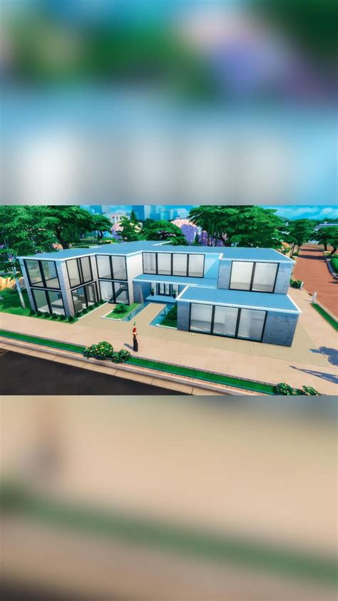 Sims 4 Modern House | Sims 4 Builds | Modern House Ideas | Sims Builds ...