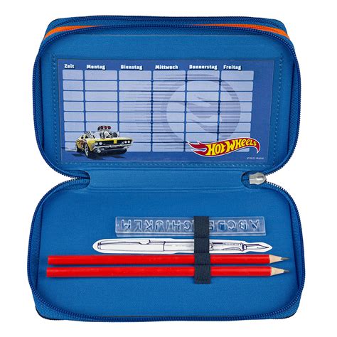 Tripledecker Schüleretui Hot Wheels Scooli