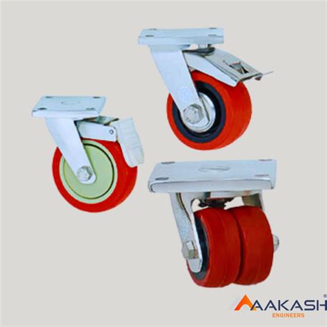 Stainless Steel Caster Wheel Manufacturer in India - Aakash Engineers