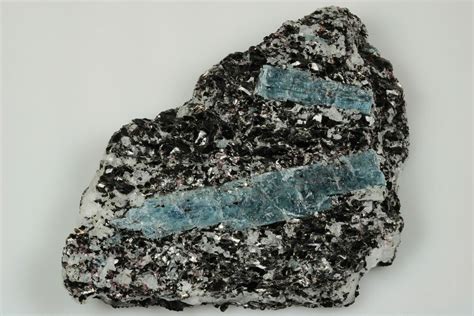 4 Blue Kyanite And Garnet In Biotite Quartz Schist Russia 191723