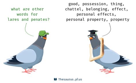 12 Lares and penates Synonyms. Similar words for Lares and penates.