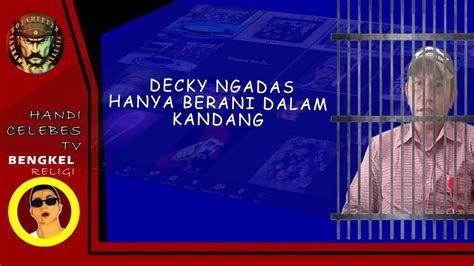 Pdt Decky Ngadas J4go K4ndang YouTube