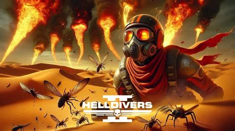 Helldivers Surrounded By Fire Tornadoes Youtube