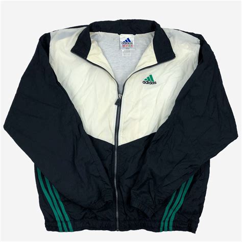 Vintage 90s Adidas Windbreaker Mens Large Vtg 1990s Retro Etsy