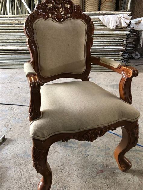 Teak Wood Chairs, With Cushion at Rs 7000 in Saharanpur | ID: 23398161791