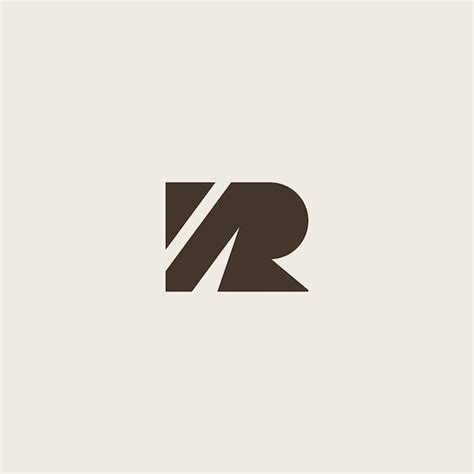 Premium Vector Initial Based Clean And Minimal Letter R Monogram Logo