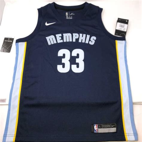 Memphis Grizzlies Marc Gasol Jersey Nike Nba Kids Youth Size Large Ebay