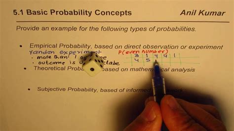 What Is The Difference Between Empirical And Subjective Probability