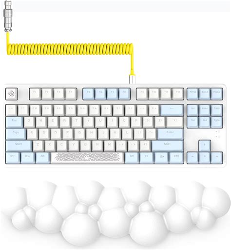 Ajazz Ak Teclado Para Juegos Tkl Hot Swappable Blue Switch