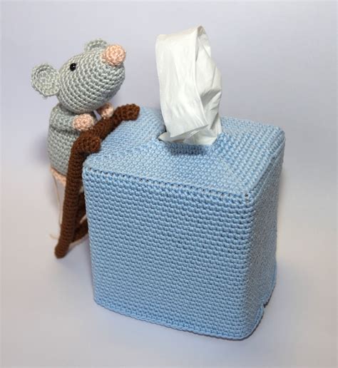 Crochet Pattern Tissue Box Cover Kleenex Box Crochet Etsy