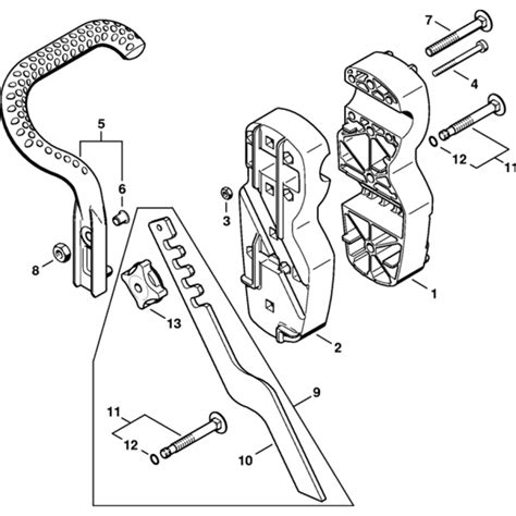 Flange Assembly For Stihl MM56 MultiSystem L S Engineers