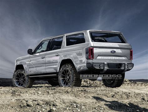 Rendering Ford Bronco Four Door Suv Looks Ready To Conquer