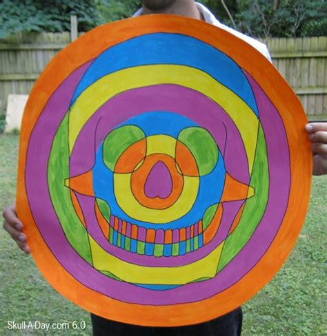 Dia De La Abby 76 Skull Target Skull Artwork Crafty Skull