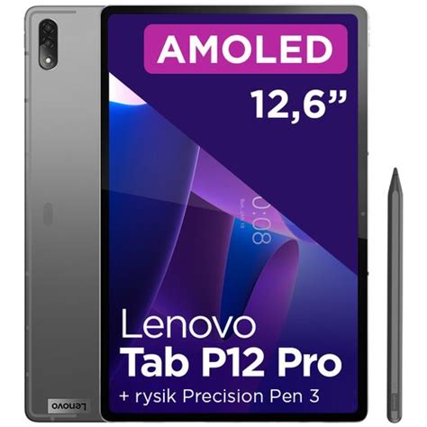 Lenovo Tab P Pro Tb Q Z Gb G Wi Fi Szary Rysik