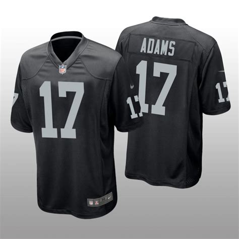 Las Vegas Raiders Davante Adams Black Jersey Game Mens Orscalina Store