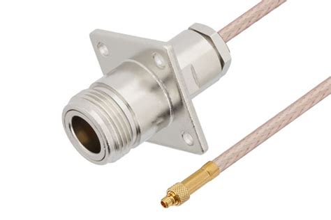 Mmcx Plug To N Female Hole Flange Cable Using Rg Coax