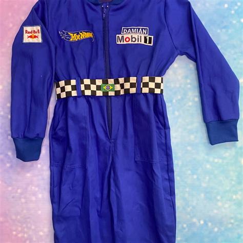 Macacão Hot Wheels Manga Comprida e Calça Azul Elo