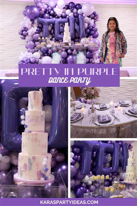 Kara's Party Ideas Pretty in Purple Dance Party | Kara's Party Ideas