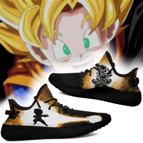 Goten Silhouette Yz Sneakers Skill Custom Dragon Ball Z Shoes Anime