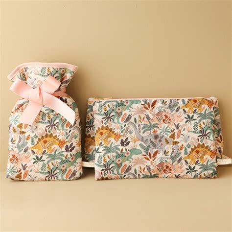 Floral Dinosaur Mini Hot Water Bottle Lisa Angel