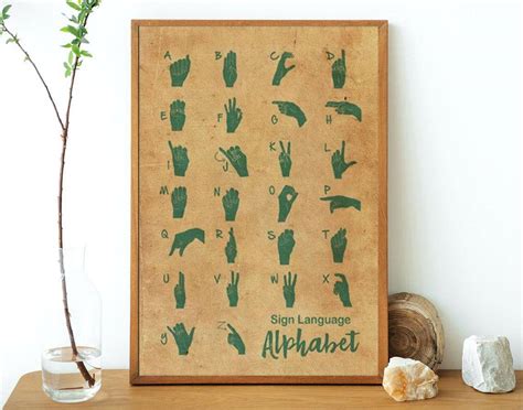 Asl Poster, American Sign Language, Sign Language Alphabet, Sign ...