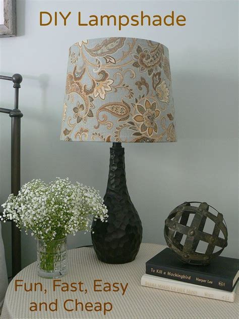 DIY Lampshade Was SUPER EASY Lampshade Makeover Diy Lamp Shade Diy Lamp