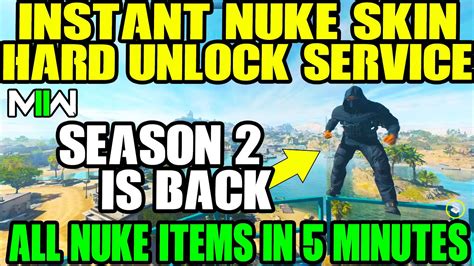 Mw Nuke Skin Instant Unlock Service Season Season Join Disc