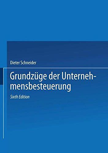 『grundzuege Der Unternehmensbesteuerung』｜感想・レビュー 読書メーター