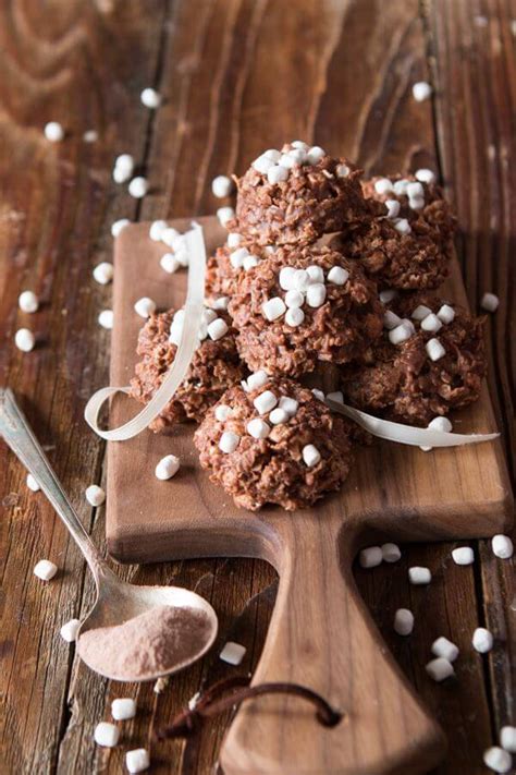Hot Cocoa No Bake Cookies