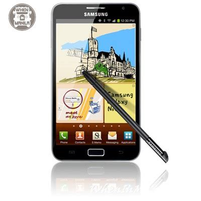 Samsung Galaxy Note: For the Pen and Paper Types - When In Manila