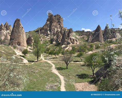 Cappadocia stock image. Image of stone, history, cappadocia - 90655013