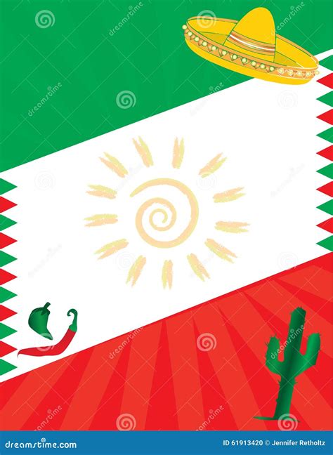 Fondo De La Bandera Mexicana Stock De Ilustraci N Ilustraci N De