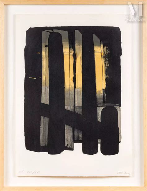 Pierre SOULAGES né en 1919 Lot 20 enchères