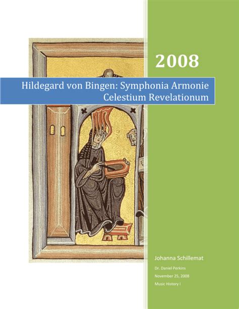 Hildegard von Bingen: Symphonia Armonie Celestium Revelationum